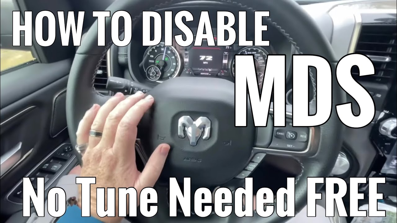 How To Turn Off Mds On Ram 1500