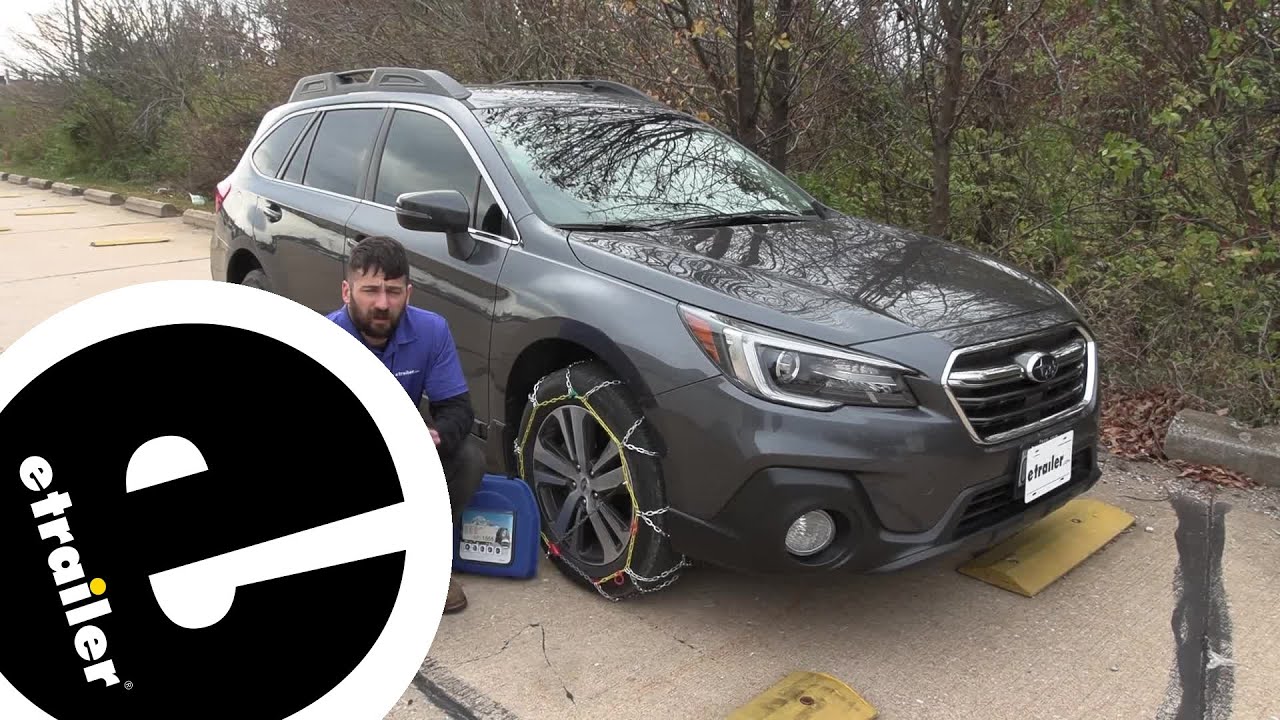 Does Subaru Outback Need Snow Chains Car News Box