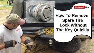 How to Remove Spare Tire from Ford F250 Without Key