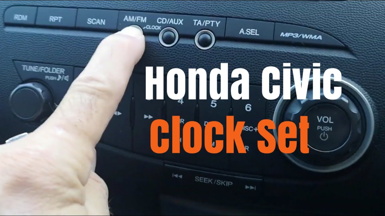 How To Set Clock In Honda Fit 2011