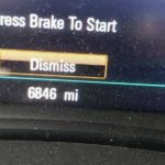 How to Dismiss Message on Buick Encore