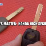 How to Make a Honda Master Key
