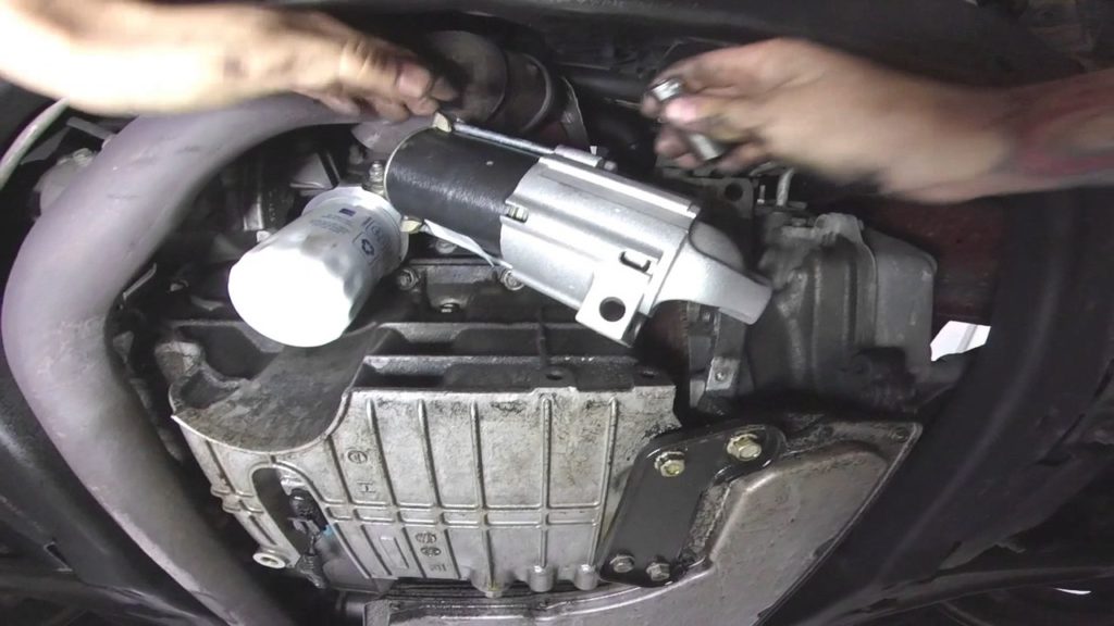 Where is the Starter on a 2008 Pontiac G6