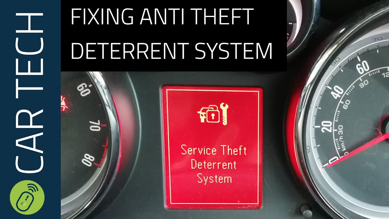 Service Theft Deterrent System Chevy