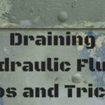 How to Get Hydraulic Oil Out
