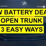 How to Open Bmw Trunk Without Battery
