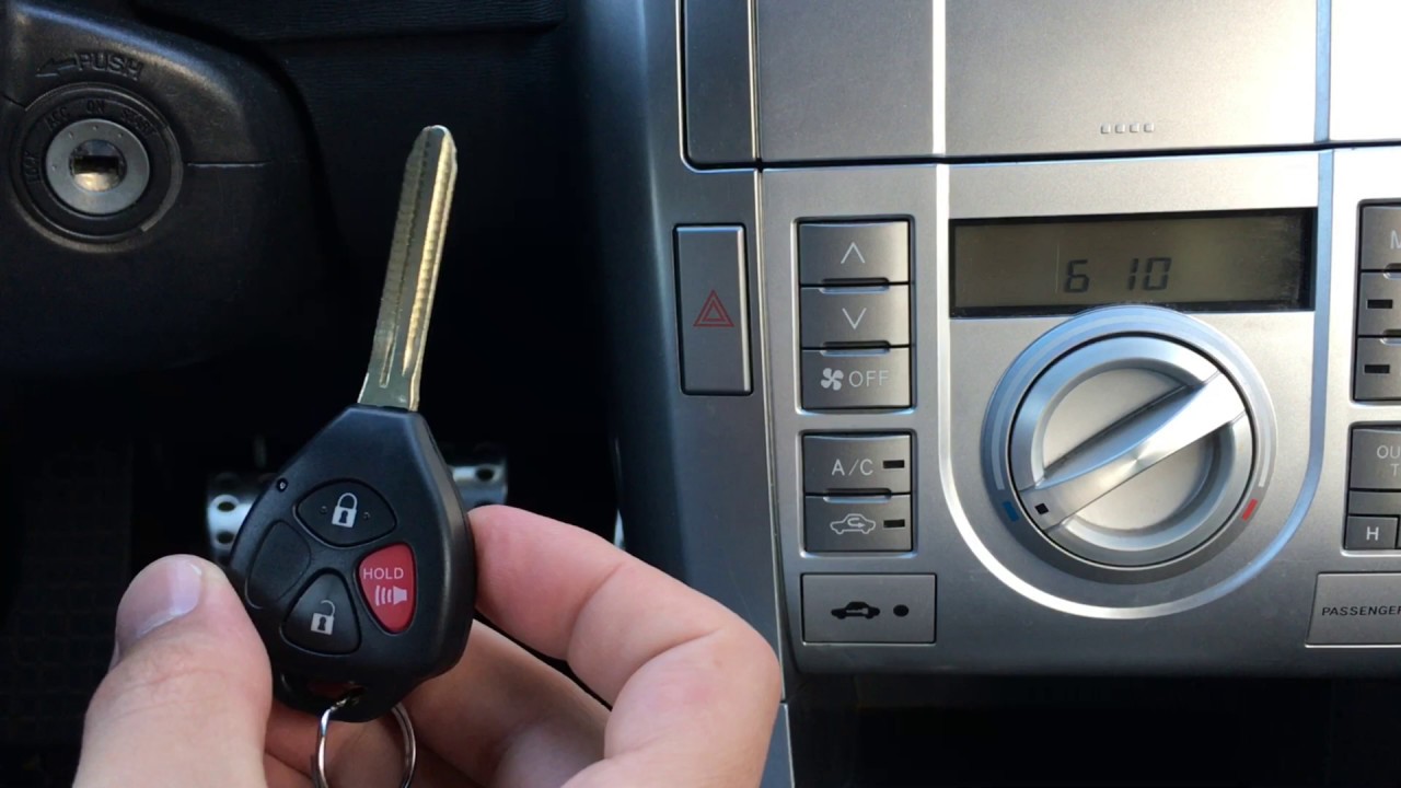 How To Unlock A Scion Tc Without A Key