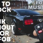 Unlocking the Mustang Trunk from Inside