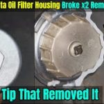 How to Remove Stuck Oil Filter Cap
