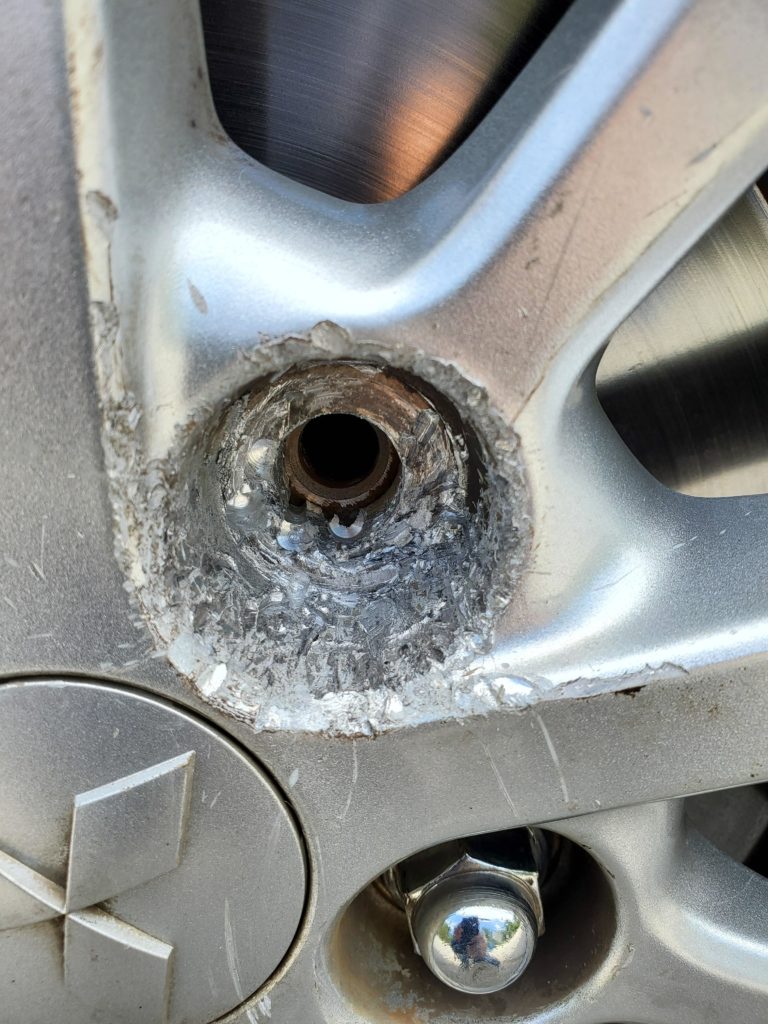 How to Remove Cross Threaded Lug Nut
