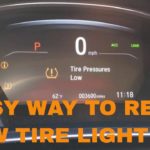 How to Remove Low Tire Pressure Light on Honda CRV