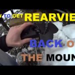 How to Put Rear View Mirror Back on Ball Mount