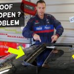 How to Close a Sunroof That is Stuck Open