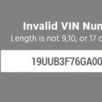 Why is My Vin Invalid
