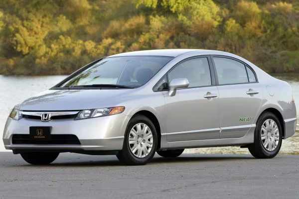 Silver Honda Civic parked outdoors demonstrating proper honda civic wheel alignment
