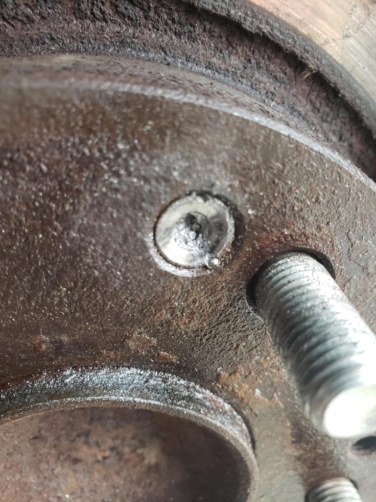 How to Drill Out Rotor Screws