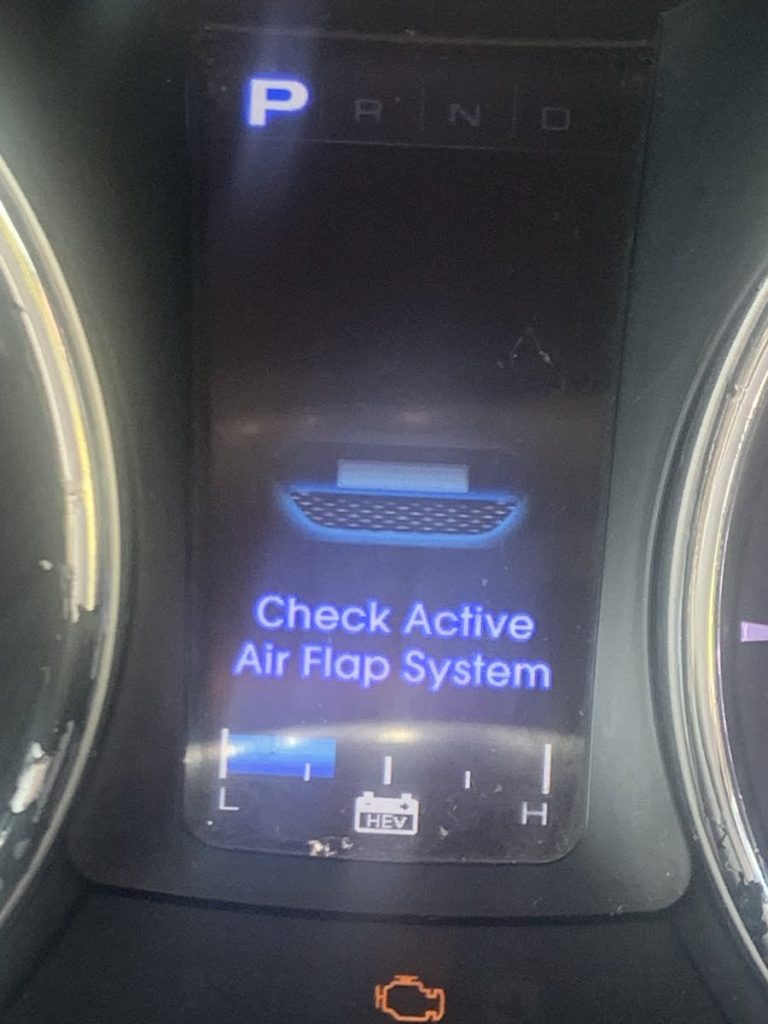 How to Fix Active Air Flap System Hyundai Sonata Hybrid