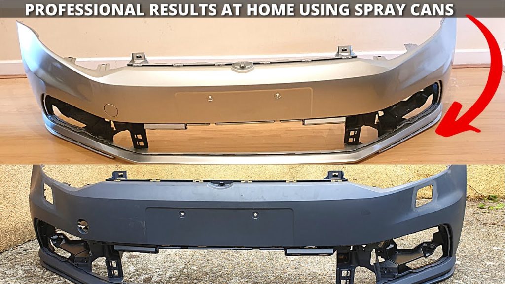 How to Paint a Bumper With Spray Cans