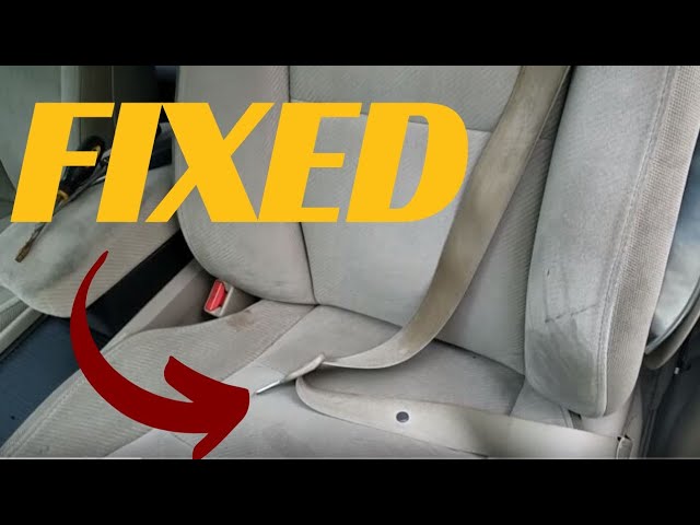 How to Reset Seatbelt After Accident