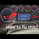 How to Reset Service Safety Restraint System