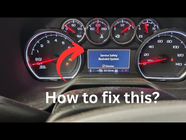 How to Reset Service Safety Restraint System