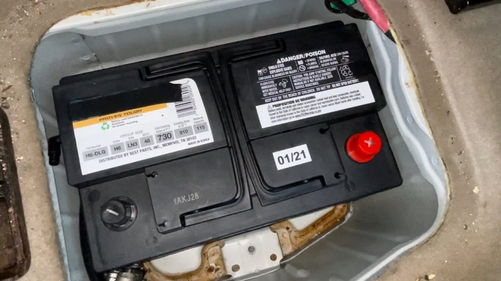 Where is the Battery on a 2012 Buick Enclave