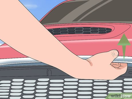 Where is the Latch on a Mini Cooper