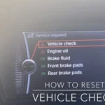 How to Reset BMW Vehicle Check?